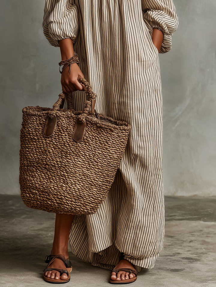 Havana | The Off-Shoulder Linen Maxi
