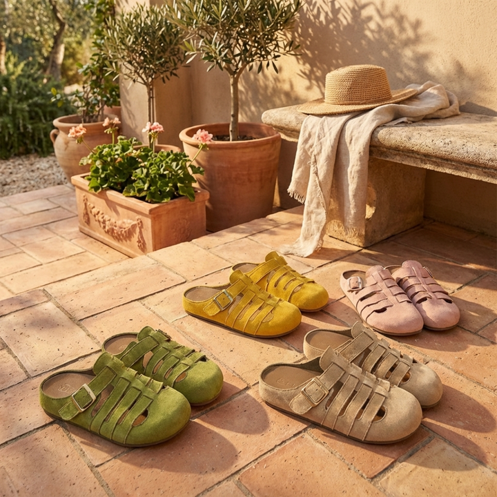 Claire | Comfortable Slip-On Mule Sandals