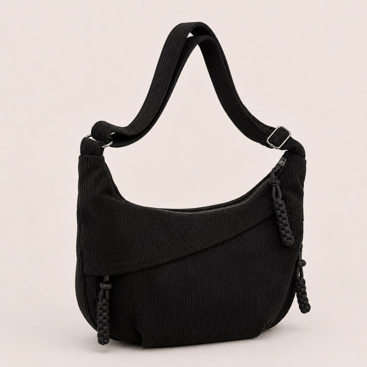 Sophie | Textured Corduroy Crossbody Bag