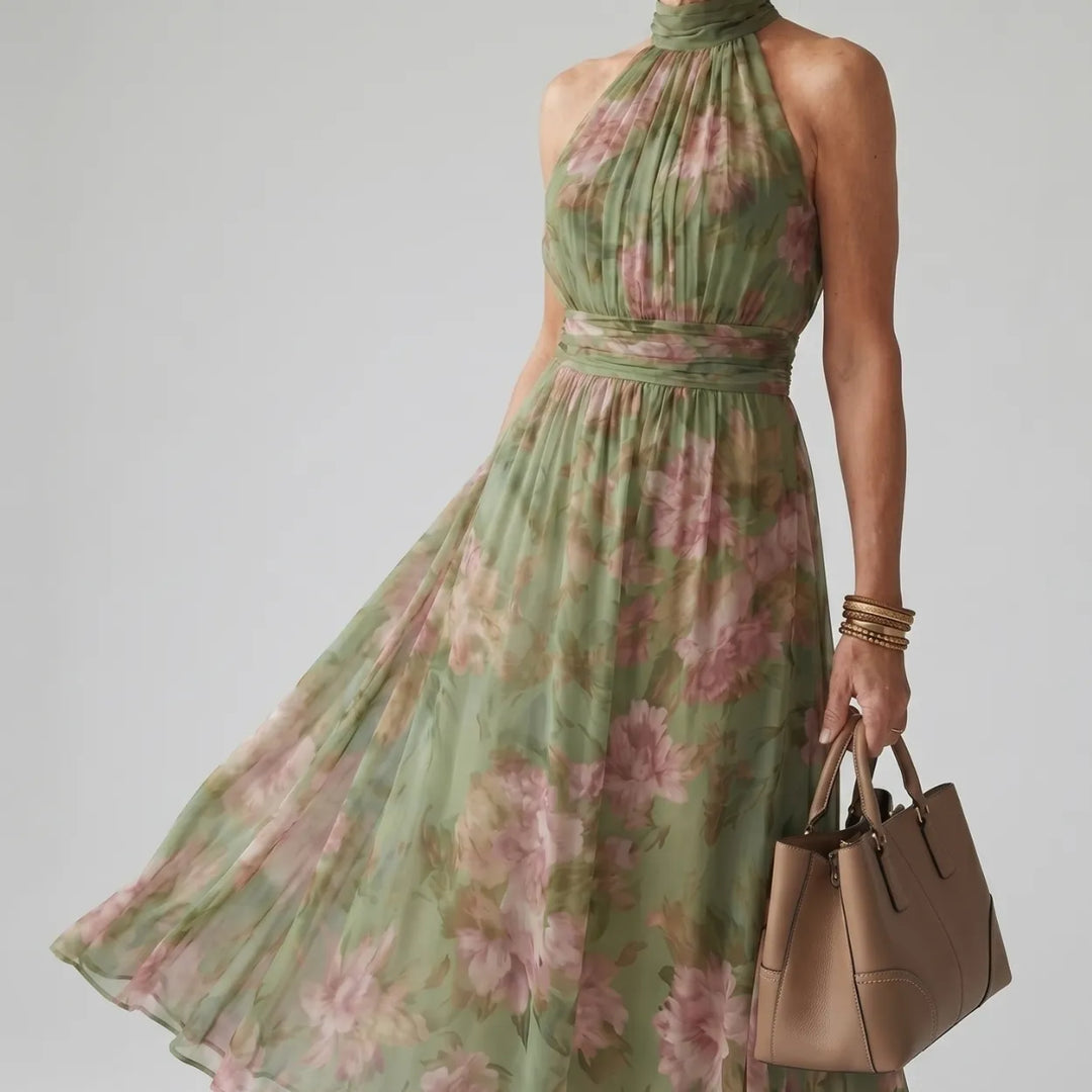 Sage Garden Maxi Dress