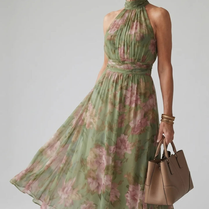 Sage Garden Maxi Dress