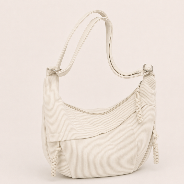 Sophie | Textured Corduroy Crossbody Bag