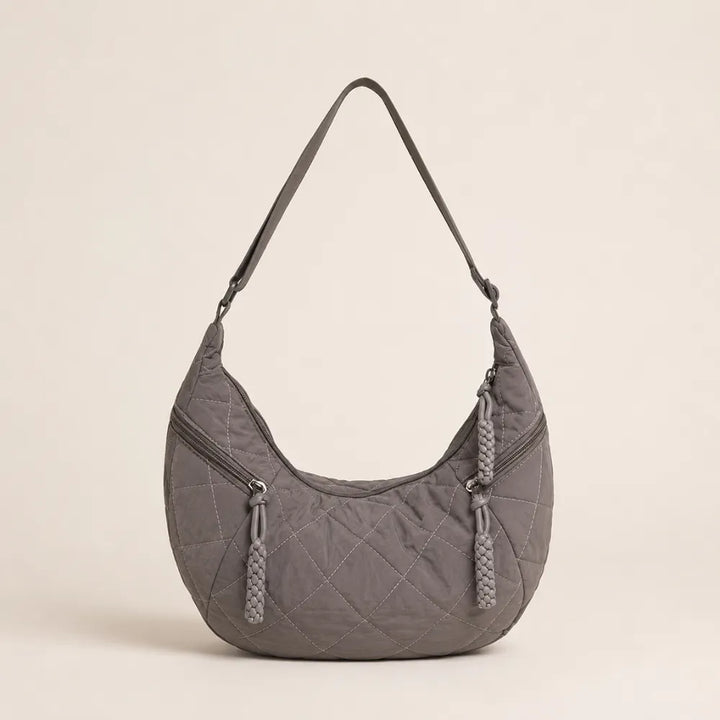 Camila | Quilted Crescent Crossbody Bag