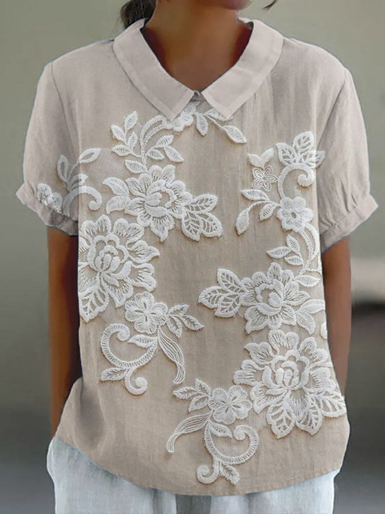 Mabel | Retro Print Shirt