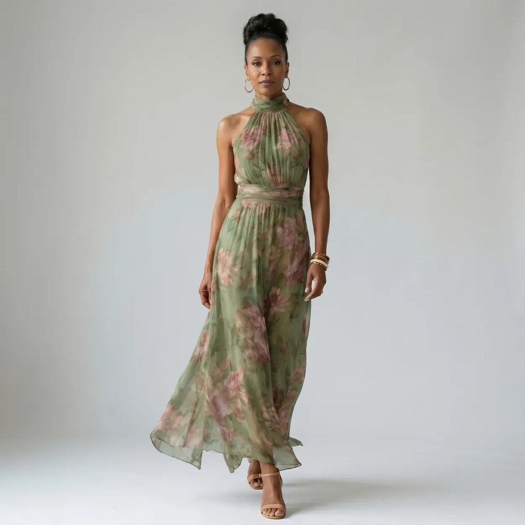 Sage Garden Maxi Dress