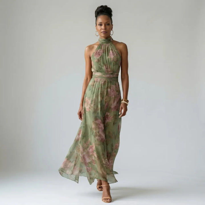 Sage Garden Maxi Dress