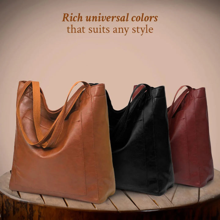 Lorena | No more searching — Leather bag with compartments