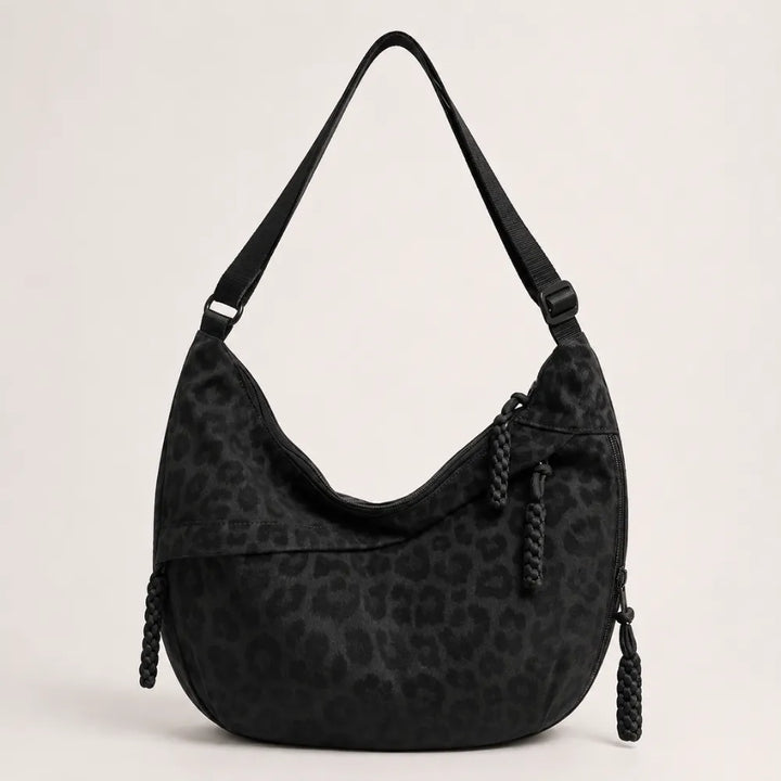 Olivia | Leopard Print Hobo Shoulder Bag