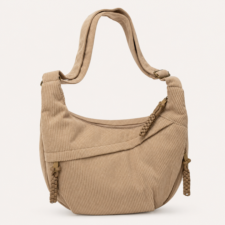 Sophie | Textured Corduroy Crossbody Bag