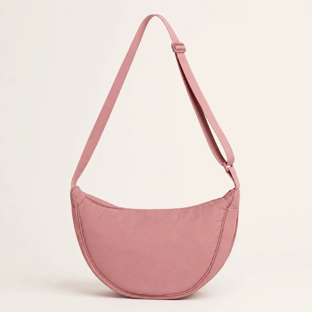 Elena | Relaxed Crescent Shoulder Bag