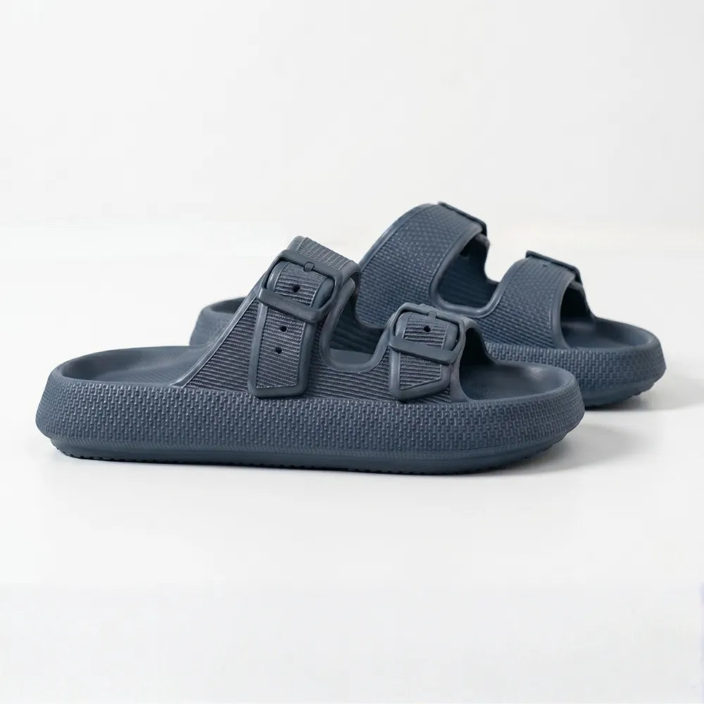 Elva Buckled Comfort Slides