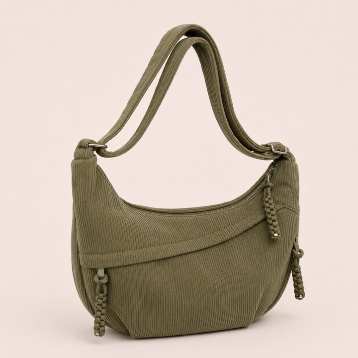 Sophie | Textured Corduroy Crossbody Bag