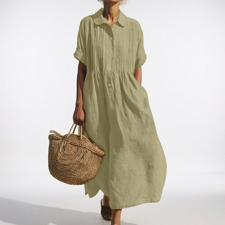 Lysandra™ - Summer Fluid Shirt Dress