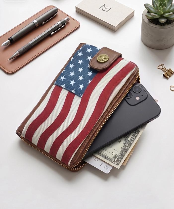 Montana West Vintage American Flag Tote Bag