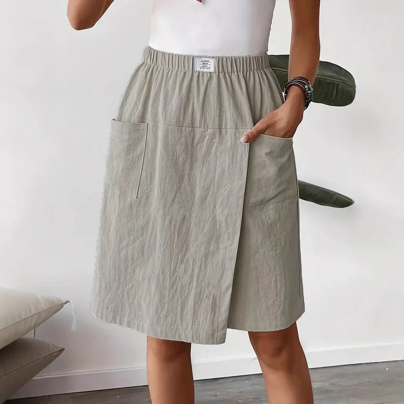 Libertine™ - Elastic Waist Skort With Pockets
