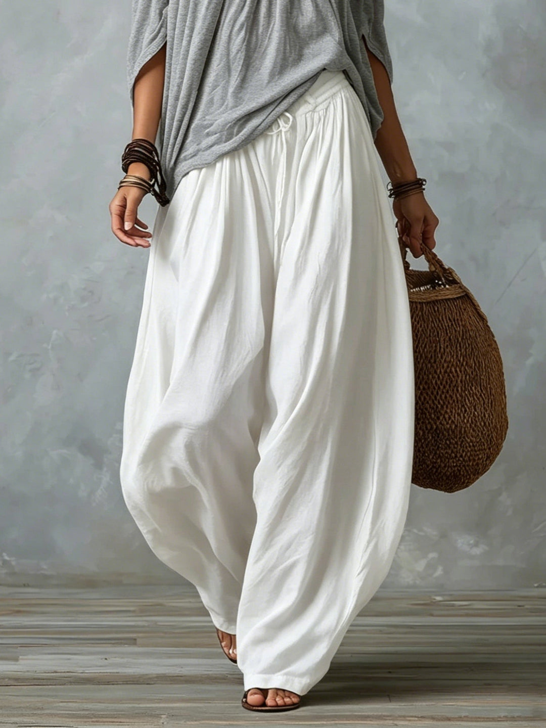 Isabella | Flowing Bohemian Balloon-Leg Set