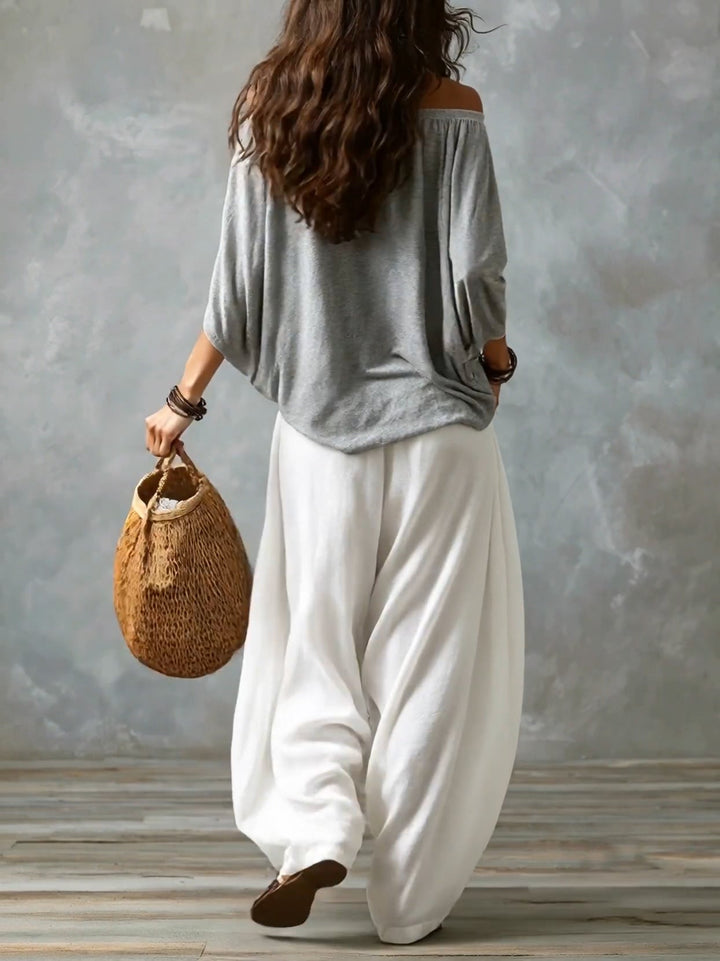 Isabella | Flowing Bohemian Balloon-Leg Set