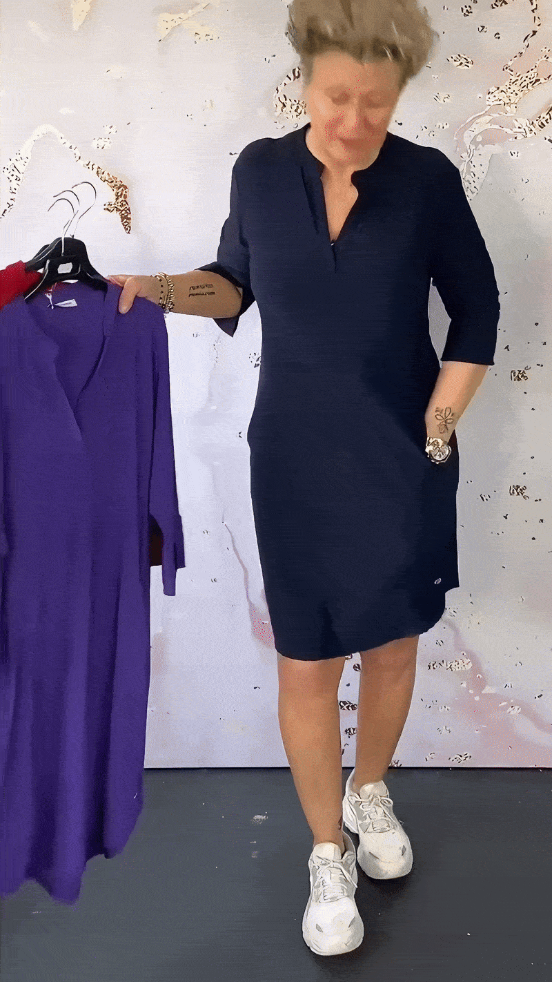Lenka – Elegant V-Neck Dress