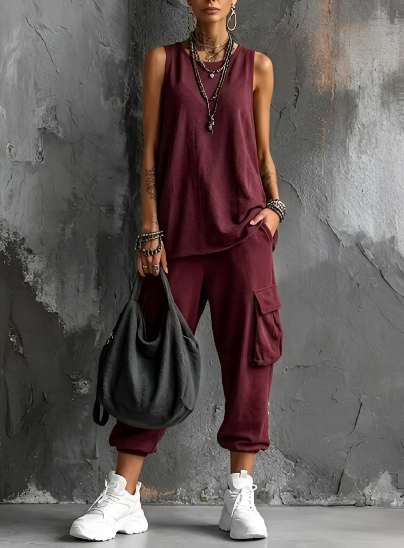 Valentina | Relaxed Casual Set with Pockets