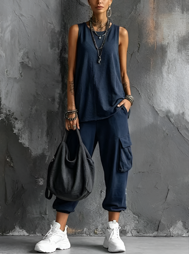 Valentina | Relaxed Casual Set with Pockets