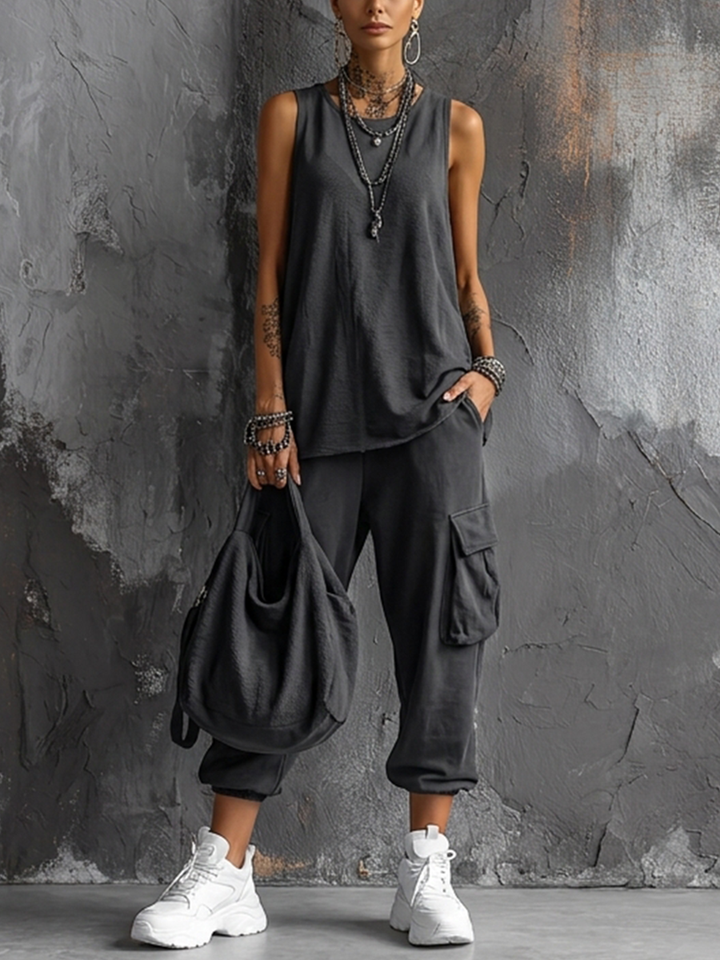 Valentina | Relaxed Casual Set with Pockets